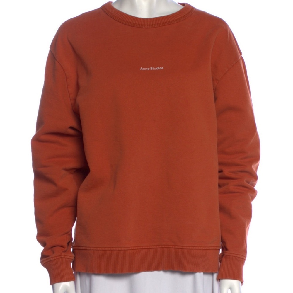 Acne Studio Sweatshirt, women size-XS, Color-Orange, in excellent Condition..!